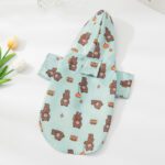 Cute Printed Dog Raincoat