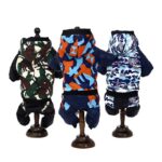Camouflage Hooded Dog Snowsuit - Waterproof Winter Coat