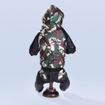 Camouflage Hooded Dog Snowsuit Waterproof Winter Coat