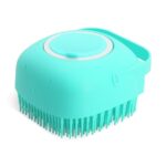 Pet Dog Shampoo Massager Brush - Silicone Grooming Scrubber