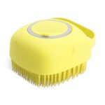 Pet Dog Shampoo Massager Brush - Silicone Grooming Scrubber