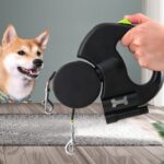 Dual Head Retractable Dog Leash with Poop