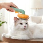 Pet Pumpkin Self-Cleaning Slicker Brush - Grooming Brush