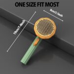 Pet Pumpkin Self-Cleaning Slicker Brush - Grooming Brush