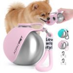 Creative Portable Pet Stainless Steel Water Cup