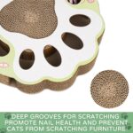 Cat Claw Scratch Pad - Round Cat Scratcher Cardboard Toy
