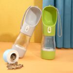 Portable Pet Water Bottle Feeder - Travel Water Food Bowl