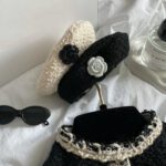 Luxury Tweed Pet Beret Hat