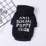 Anti Social Puppy Club Dog Hoodie - Trendy Soft Plush