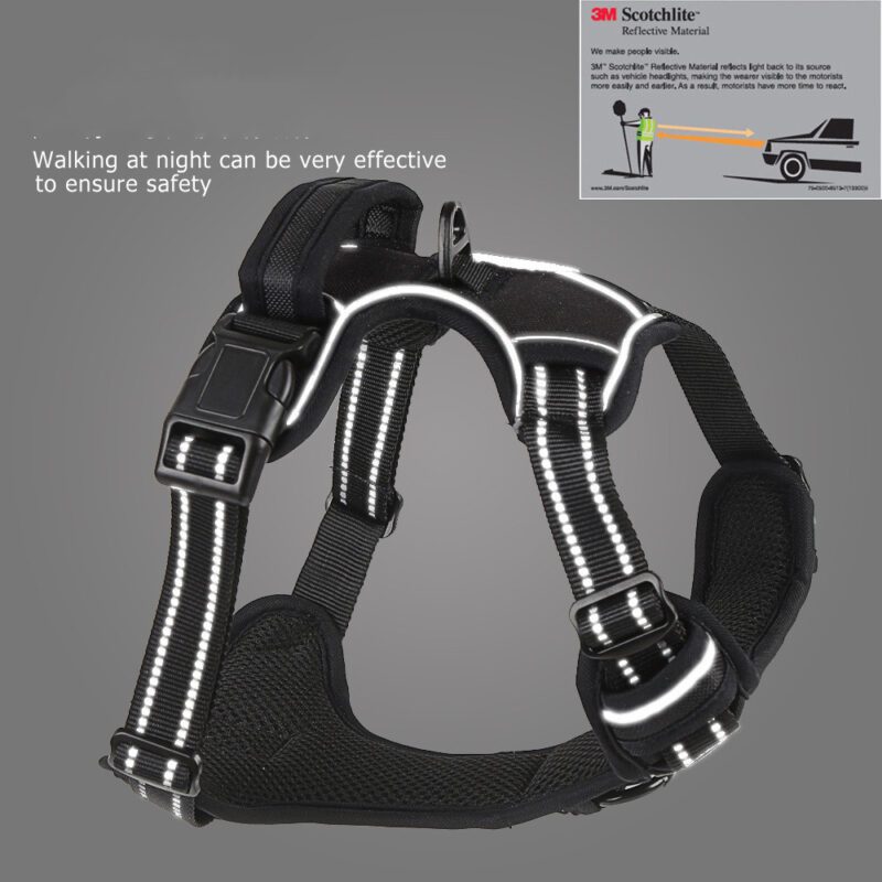 No-Pull Reflective Dog Harness - Adjustable Breathable