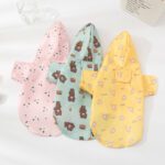 Cute Printed Dog Raincoat