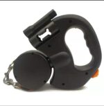 Dual Head Retractable Dog Leash with Poop