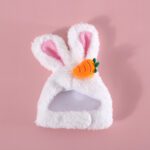 Plush Bunny Ears Pet Hat - Cute Easter Costume for Cats