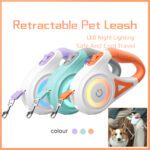 Dog Leash Retractable with Collar Spotlight - Automatic