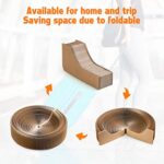 Collapsible Cat Scratcher Lounge Bed - Cardboard