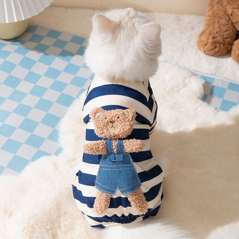 Adorable Anti-Lint Cat Sweater - Soft Warm Indoor Outfit