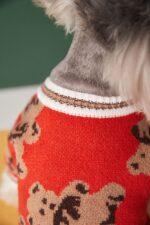 Dog Cat Sweater - Preppy V-Neck Striped Vest
