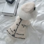 Luxury Tweed Pet Beret Hat