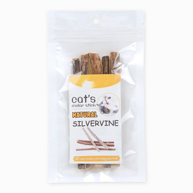 Cat Molar Rods - Natural Wood Chew Sticks for Teeth Cleaning