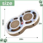 Cat Claw Scratch Pad - Round Cat Scratcher Cardboard Toy