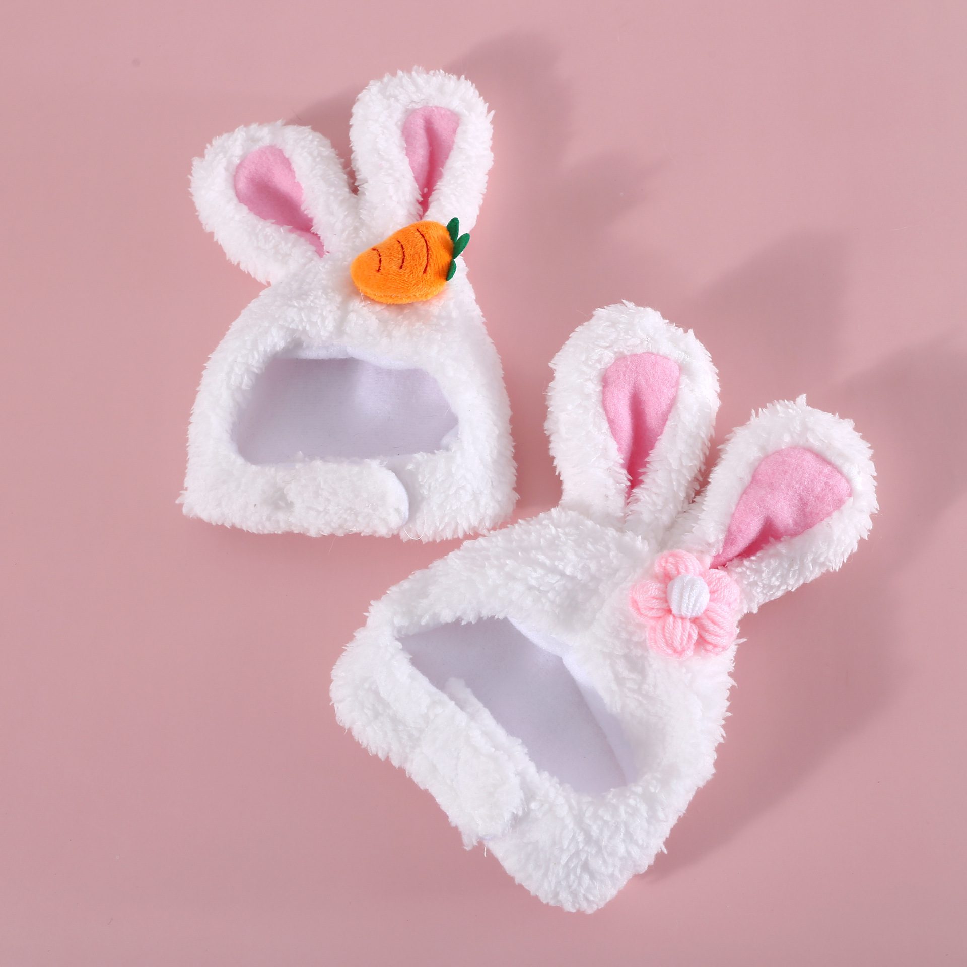 Plush Bunny Ears Pet Hat - Cute Easter Costume for Cats