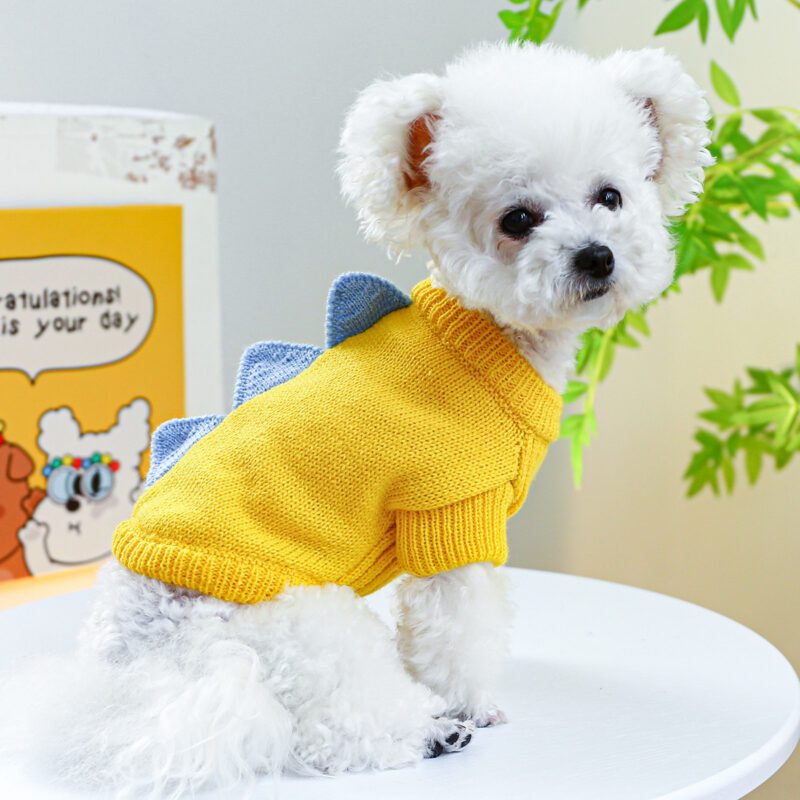 Cute Dinosaur Spiked Dog Sweater