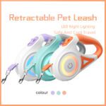 Dog Leash Retractable with Collar Spotlight - Automatic