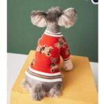 Dog Cat Sweater - Preppy V-Neck Striped Vest