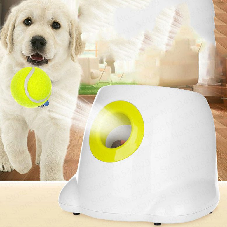 Dog Pet Automatic Interactive Ball Launcher Fetch Machine